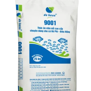 9001 - Thức ăn viên nổi cao cấp chuyên dùng cho cá Rô Phi - Điêu Hồng, giai đoạn nhỏ hơn 5gam